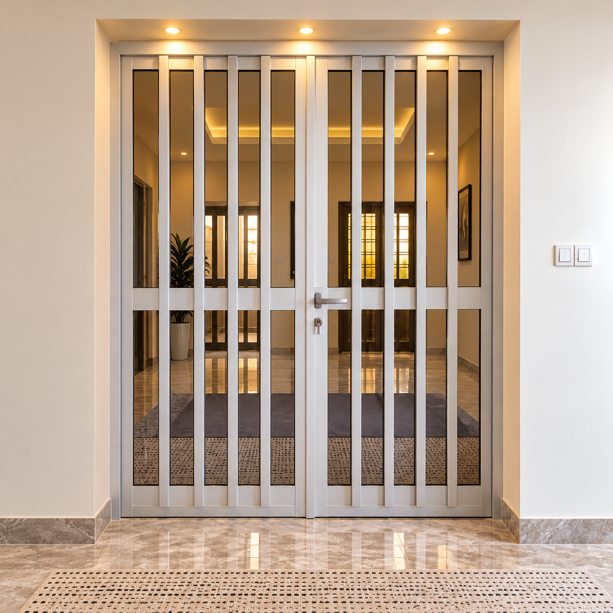 Porte en alu